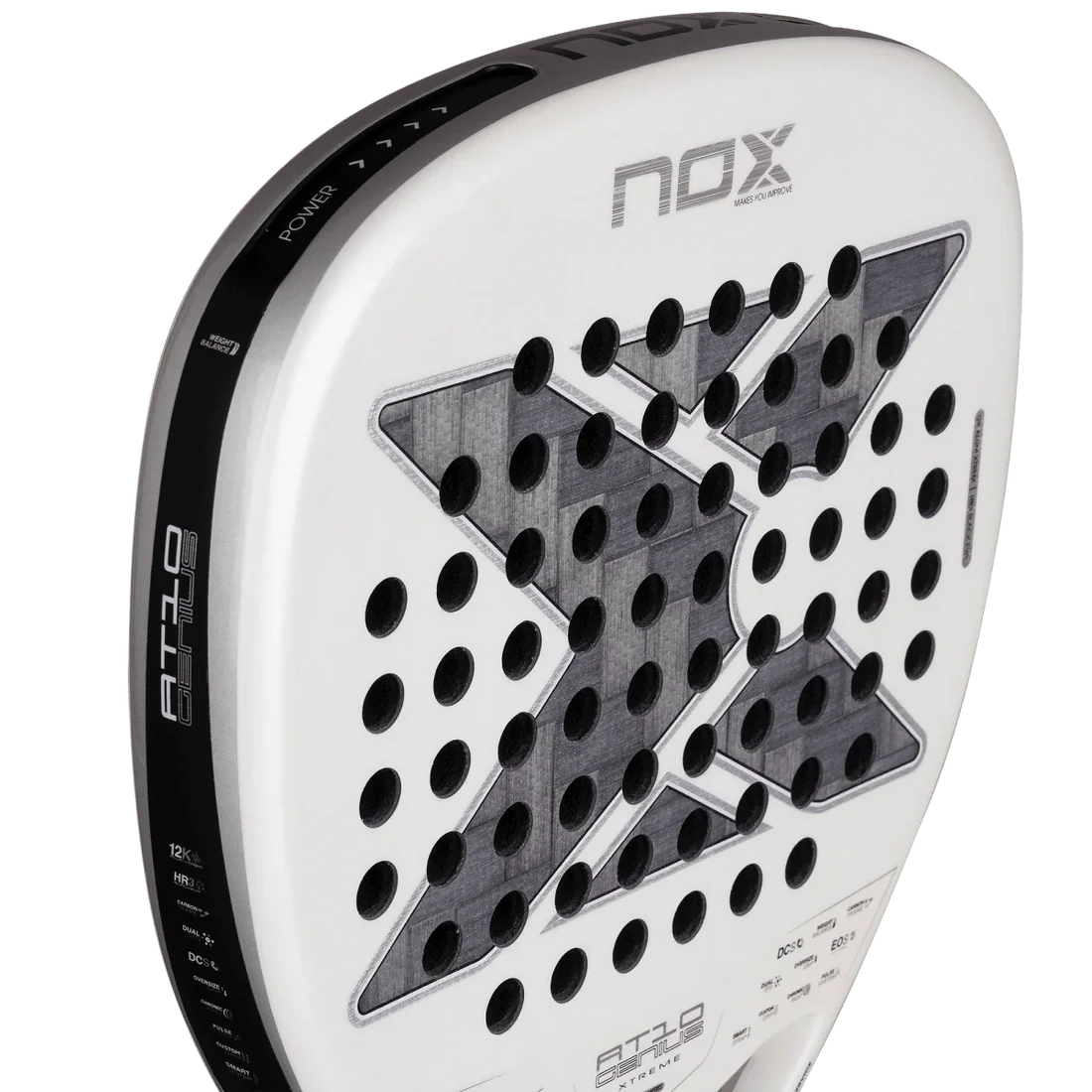 Pala de pádel Nox AT10 Genius Attack 12K Alum Xtrem 2026